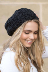 Knit Slouchy Beret Cozy Hat - Trendy Winter Accessory, Hats, $ 28.95, A Moment Of Now™